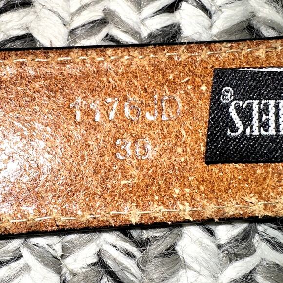 Jack Daniels Mens Size 30 Old No 7 Embossed 1179JD Brown Full Grain Leather Belt - Picture 4 of 10